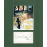 Britt Ekland 12x10 overall mounted signature piece includes signed album page and a colour promo