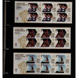 London 2012 Gold Medal Winners Stamp Collection housed in display folder includes 37 mint stamp