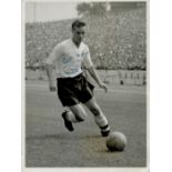 Ray Parry signed 8x6 inch Bolton Wanderers 1955 original black and white photo. Good condition Est.