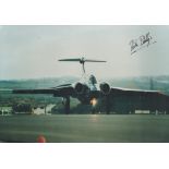 Rich Pratley Signed RAF Falcon Colour Photo 10x7 Inch. 'Station Commander'. Good condition Est.