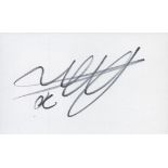 Ross Barkley signed 6x4inch white album page. Good condition Est.