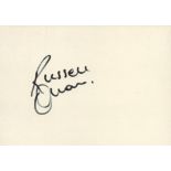 Russell Osman signed 6x4 inch white card. Good condition Est.