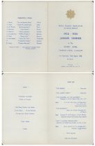 Army 1958 Scots Guards Glasgow Annual Dinner Menu, 19th April 1958. Good condition Est.