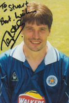 Bryan Douglas signed 6x4inch colour photo with Wikipedia page. Good condition Est.