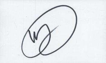 Matt Dawson signed 5x3inch white card. Good condition Est.