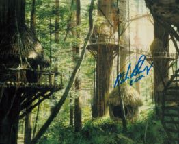 Star Wars Michael Henbury Ewok actor signed 10 x 8 inch colour movie scene photo. He is an actor,