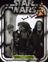 David Stone Wioslea signed 10 x 8 inch colour Star Wars scene photo. Good condition Est.