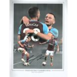 Vladimir Coufal West Ham United F.C. signed 16x12 inch colour print. Good condition Est.