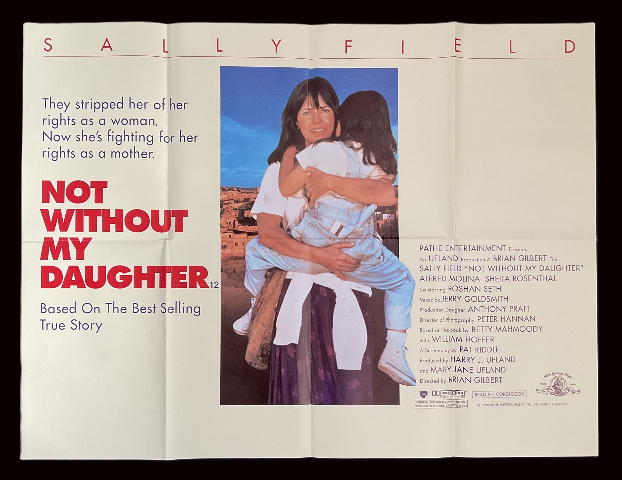Not Without My Daughter, Original Cinema Movie Poster starring Alfred Molina, Sheila Rosenthal,