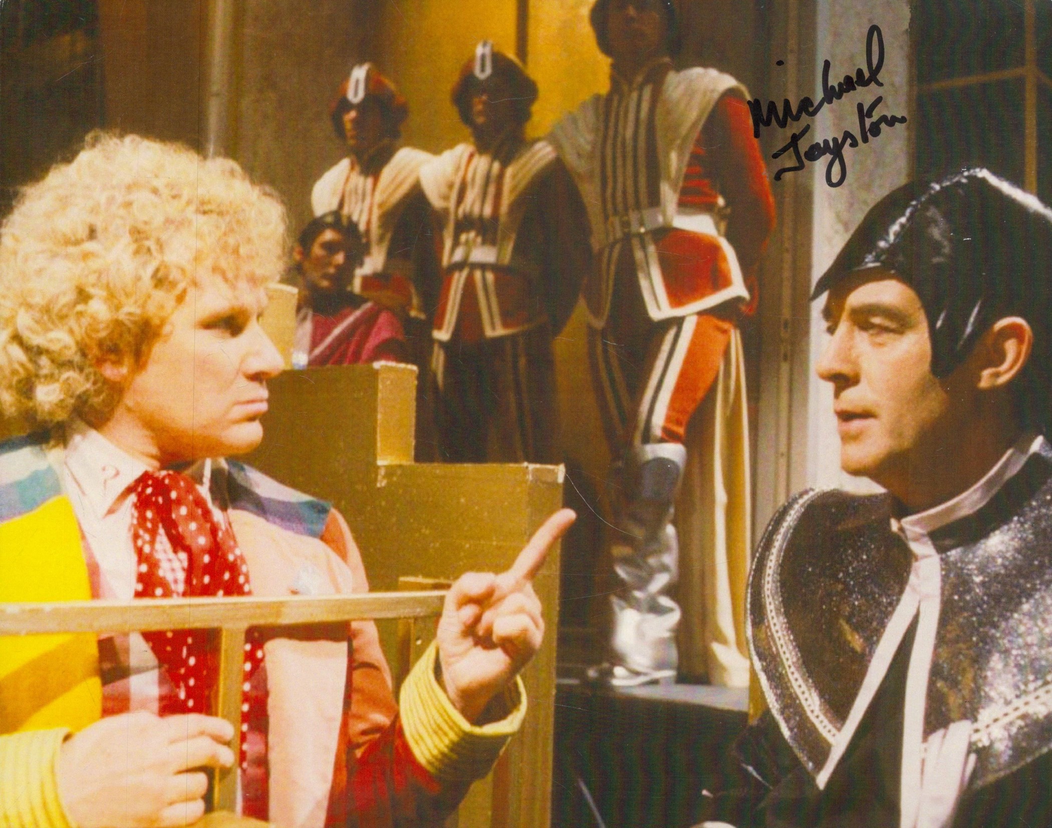 Michael Jayston signed Dr Who 10x8 inch colour photo. Good condition Est.