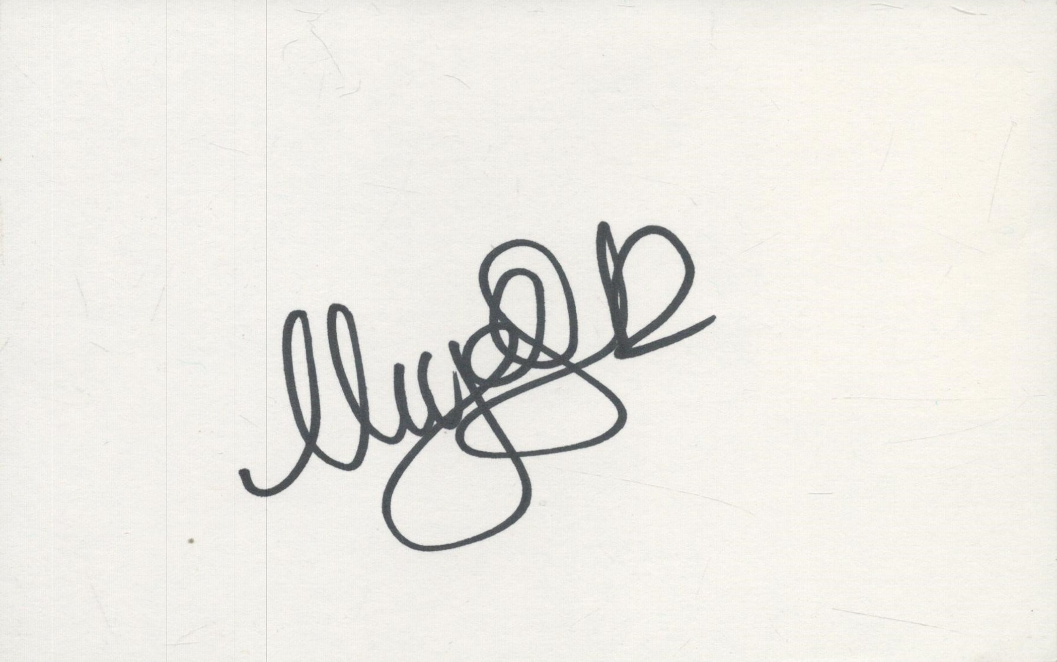 Nigel Spink signed 6x4 inch white album page. Good condition Est.
