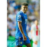 James Justin signed Colour Photo Approx. 12x8 Inch. Is an English professional footballer who