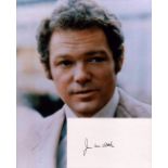 Hawaii Five-O James MacArthur actor signed white card along with lovely unsigned 10 x 8 inch