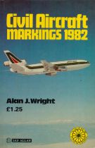 Alan J. Wright Paperback Book titled Civil Aircraft Markings 1982 First Edition, Published in 1982