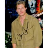 Chris Carmack signed Colour Photo 10x8 Inch. An Actor. Good condition Est.