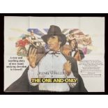 The One and Only, Original Cinema Movie Poster starring Henry Winkler, Kim Darby, William Daniels,