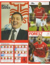 Nottingham Forest multi signed match day magazine 2008/09 signatures such as Billy Davies, Chris