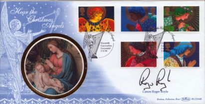 Canon Roger Royle signed Christmas Angels FDC. 2/11/98 Gwynedd postmark. Good Condition. All