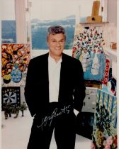 Tony Curtis signed 10x8 inch colour photo. Good Condition. All autographs come with a Certificate of