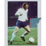 Bobby Moore signed irregular cut page cutting and vintage 10x8 inch colour photo pictured in