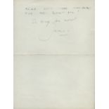 James Mason - interesting vintage ALS on his headed notepaper wishing Bill Partleton a happy new