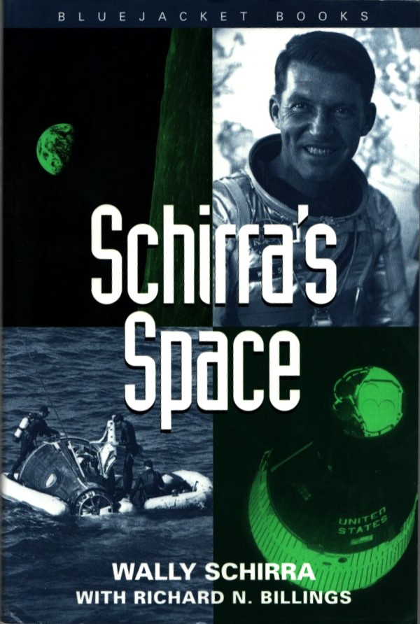 Walter Schirra - 'Schirra's Space' (autobiography) US paperback edition 1995, signed to an inside - Image 2 of 2