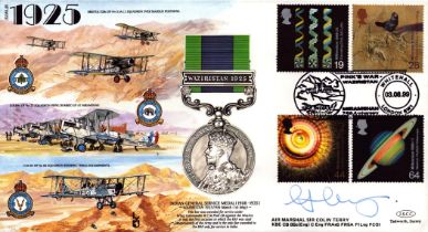 Air Marshal Sir Colin Terry KBE CB BSc signed Great War 1925 commemorative cover (JS(MIL)8) PM Pinks