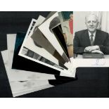 Political Leaders collection 10, assorted signed photos and signature pieces includes Pierre Werner,