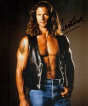 Lorenzo Lamas signed 10x8 inch colour photo. Good Condition. All autographs come with a