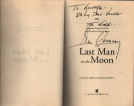 Gene Cernan - 'The Last man on the Moon' (autobiography) US first paperback edition 2000 signed '
