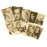 TV Film collection 10, assorted signed vintage photos includes great names such as Peter Cook, Peter