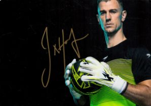 Joe Hart signed 8x6 inch colour photo. Good Condition. All autographs come with a Certificate of