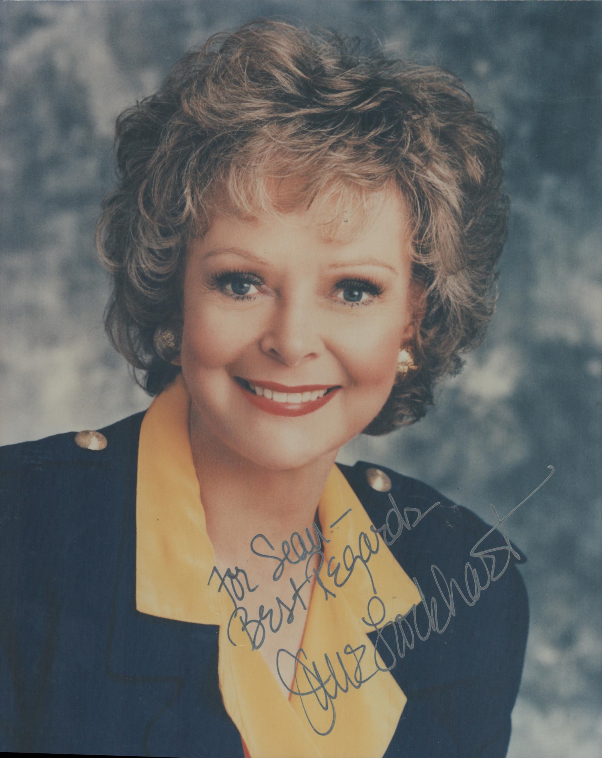 June Lockheart signed 10x8 inch colour photo. Dedicated. Good Condition. All autographs come with