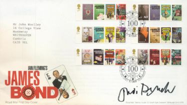 Dame Judi Dench signed James Bond Royal Mail FDC PM First Day of Issue Mail Tallens House