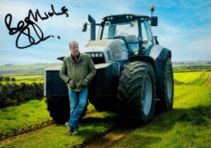 Jeremy Clarkson signed 8x6 inch Diddly Squat Farm Shop colour photo. Good Condition. All