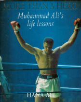 More than a Hero - Muhammad Ali's life lessons by Hana Ali. UNSIGNED. Good Condition. All autographs
