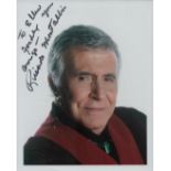 Ricardo Montalban signed 5x4 inch colour photo dedicated. Good Condition. All autographs come with a