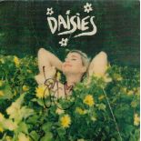 Music Katie Perry signed 45 RPM record sleeve for the hit Daisies. Good Condition. All autographs
