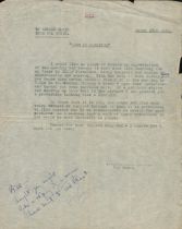 Val Guest (film director) - a copy of a memo dated 28/3/43 to Edward Black (head of production at