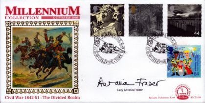 Lady Antonia Fraser signed Soldiers FDC. 5/1/99 Marston postmark. Good Condition. All autographs