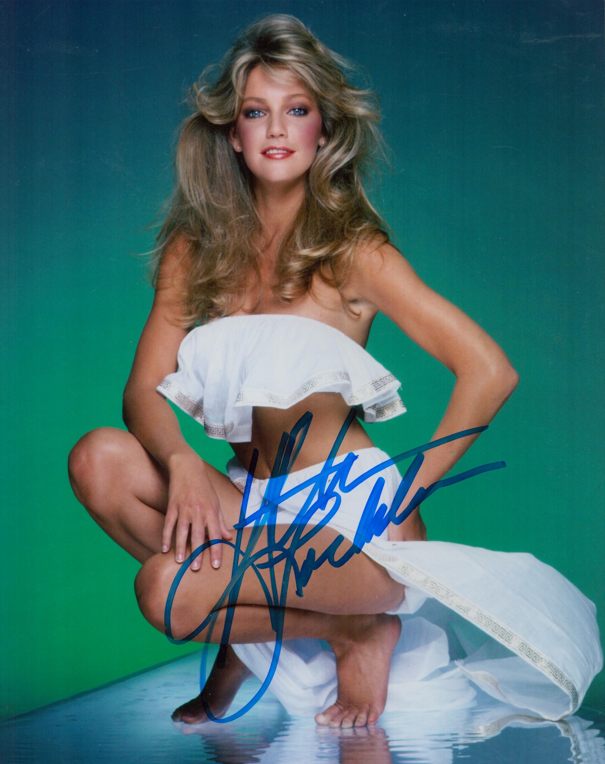 Heather Locklear signed 10x8 inch colour photo. Good Condition. All autographs come with a
