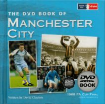 The DVD book of Manchester City hardback book by David Clayton. UNSIGNED. Good Condition. All