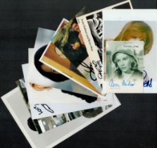 Entertainment collection 10, assorted signed photos includes great names such as Stephanie Powers,