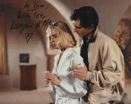 Maryam D'Abo signed 10x8 inch Living Daylights colour photo dedicated. Good Condition. All