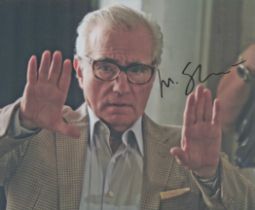 Martin Scorsese signed 10x8 inch colour photo. Good Condition. All autographs come with a