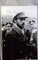 Kapitanleutnant Heinz Franke signed 6x4 inch black and white photo. Good Condition. All autographs