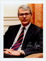 John Major signed 8x6 inch colour photo. Good Condition. All autographs come with a Certificate of