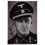 Major Hans Hauser signed 5x3 inch black and white photo. Good Condition. All autographs come with