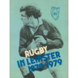 Rugby in Leinster 1879-1979 softback book. UNSIGNED. Good Condition. All autographs come with a