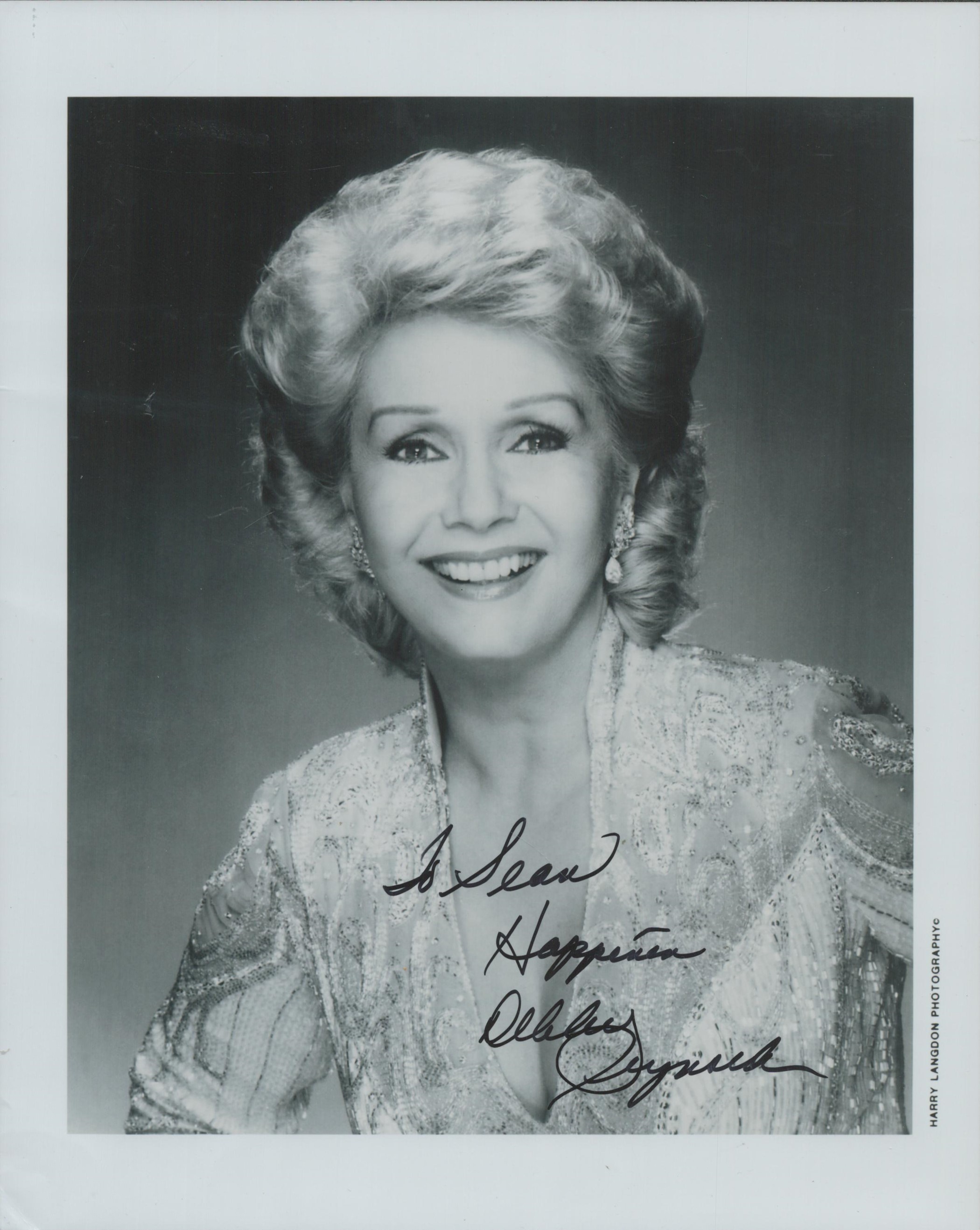 Debbie Reynolds signed 10x8 inch black and white photo dedicated. Good Condition. All autographs